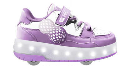 Wheely Roller Skates Shoes for Boys and Girls - 2-in-1 Skate Shoes and Sneakers for Kids Fun and Stylish