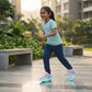 Wheely Roller Skates Shoes for Boys and Girls - 2-in-1 Skate Shoes and Sneakers for Kids Fun and Stylish