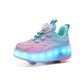 Wheely Roller Skates Shoes for Boys and Girls - 2-in-1 Skate Shoes and Sneakers for Kids Fun and Stylish