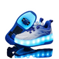 Wheely Roller Skates Shoes for Boys and Girls - 2-in-1 Skate Shoes and Sneakers for Kids Fun and Stylish