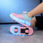 Wheely Roller Skates Shoes for Boys and Girls - 2-in-1 Skate Shoes and Sneakers for Kids Fun and Stylish