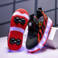 Wheely RED Roller skate shoes for kids.