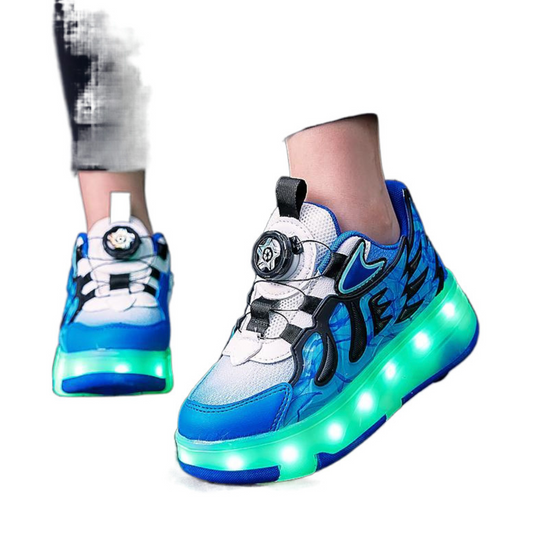 Wheely Dark Blue Roller skate shoes for kids.