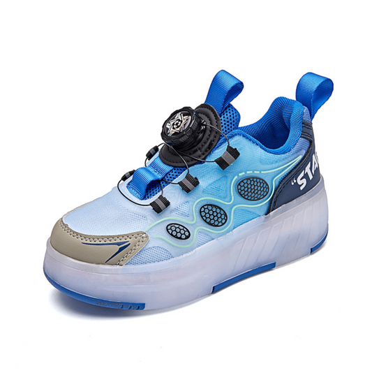 Wheely Dark Blue Roller skate shoes for kids.