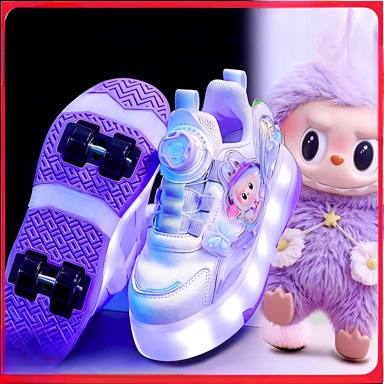 Wheely Purple Roller Skate For kids.