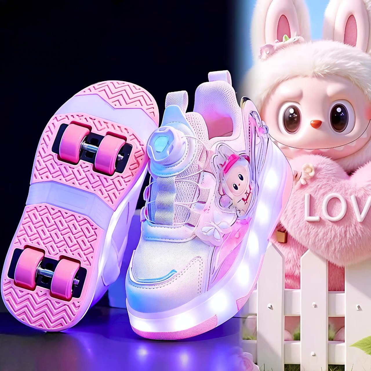 Wheely Pink Roller Skate For kids.