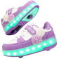 Wheely Roller Skates Shoes for Boys and Girls - 2-in-1 Skate Shoes and Sneakers for Kids Fun and Stylish