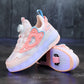 Wheely Pink Roller skate shoes for kids.